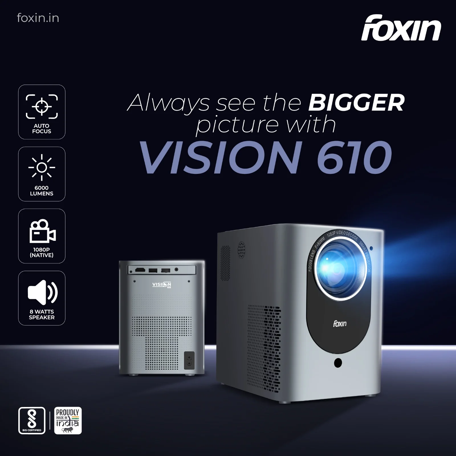 Foxin Vision 610 LED Projector