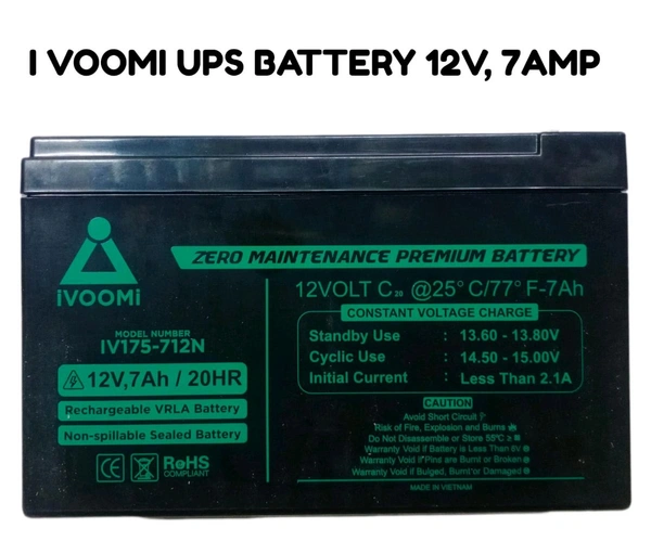 IVOOMI UPS BATTERY 12V 7AMP