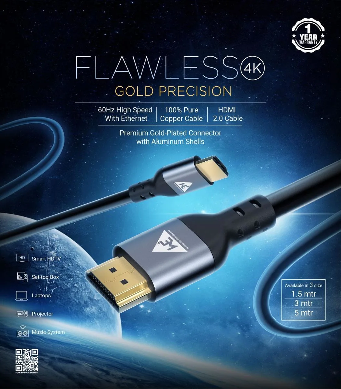 Punta Premium Gold Plated Connector