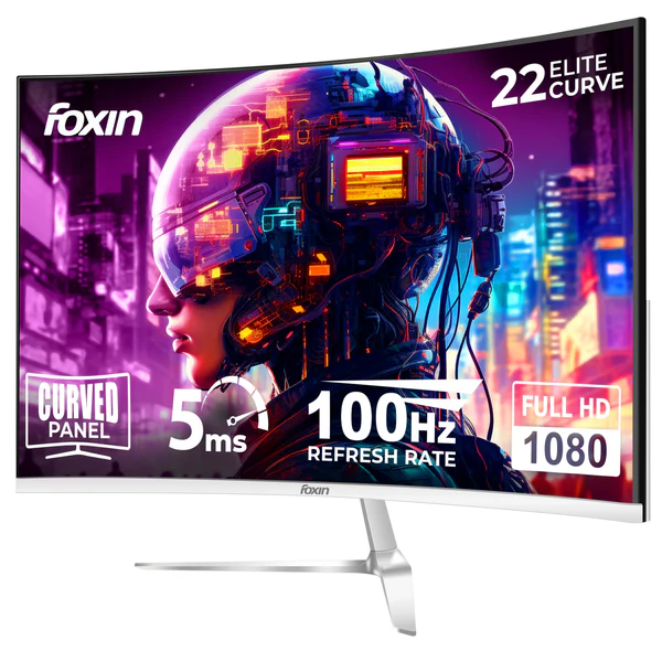 Foxin Elite 22 Inch Curved LED Monitor