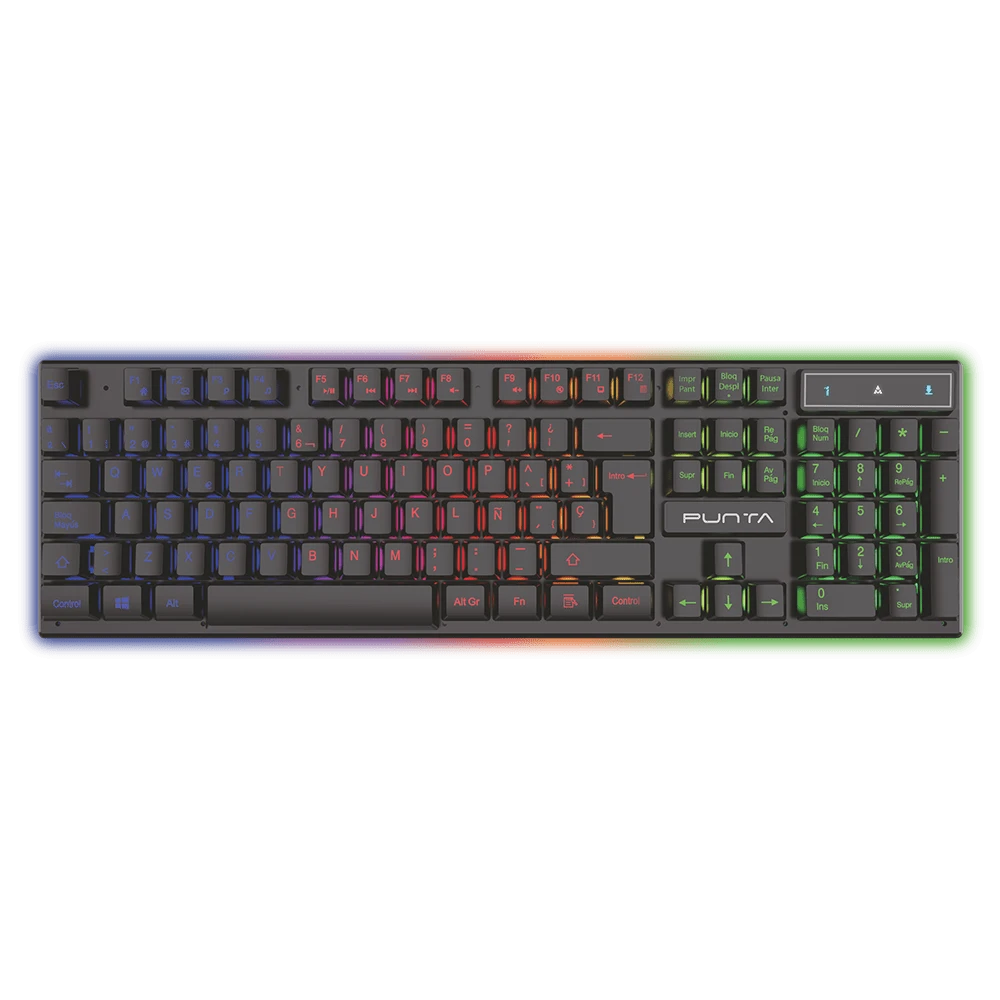 PUNTA RAINBOW RGB WIRED GAMING KEYBOARD