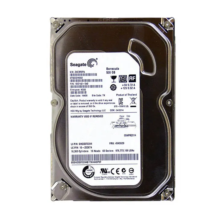 Refurbished Seagate 500 SATA 3.5 Inch Desktop Internal Hard Disk